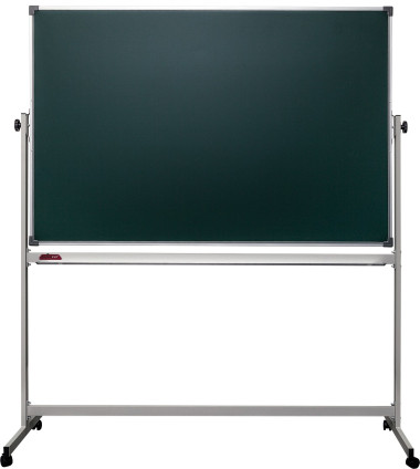 Доска магнитно-маркерная-меловая мобильная поворотная  — Аэлита