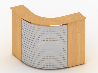 Стойка ресепшн "Партнер" 1270х1270х1200 Бук &mdash; Аэлита