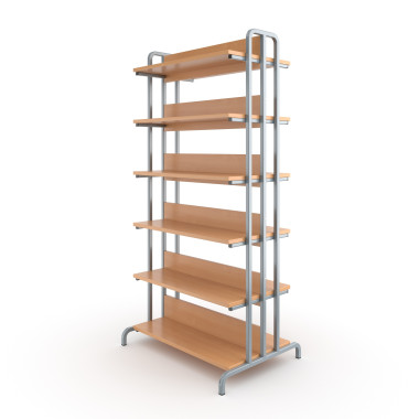 Стеллаж библиотечный двухсторонний — Аэлита