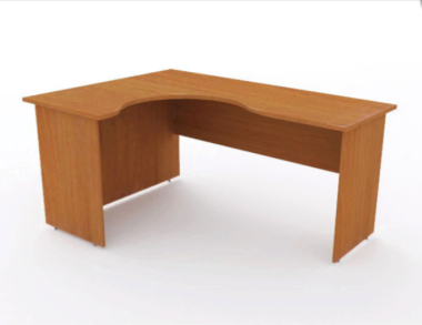 Стол криволинейный СМ27 Монолит 1404х1204х756 левый — Аэлита