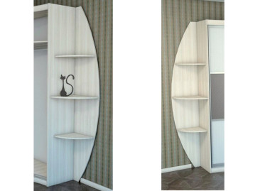 Радиусный угловой элемент 430*2350 &mdash; Аэлита