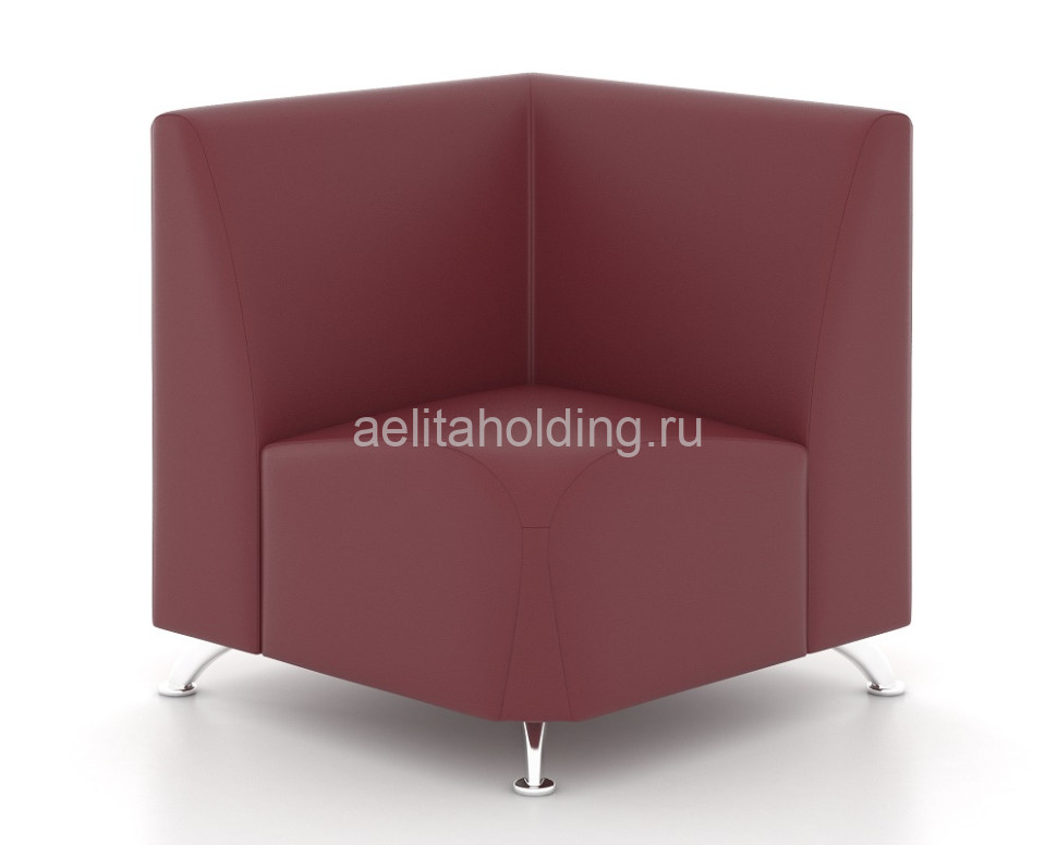 Модуль угловой прямоугольный  "Интер Хром"