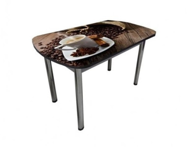Стол раздвижной Д50 «бабочка» с фотопечатью 1100*700 (1500) h750 — Аэлита