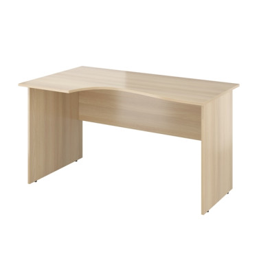 Стол рабочий криволинейный Канцлер 1380х800(650)х750 — Аэлита