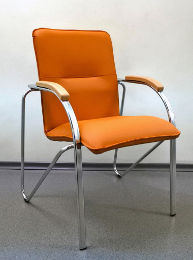 Стул Самба хром, экокожа Santorini — Аэлита