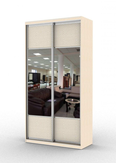 Шкаф-купе двухдверный с зеркальными фасадами (модель 2.6) — Аэлита