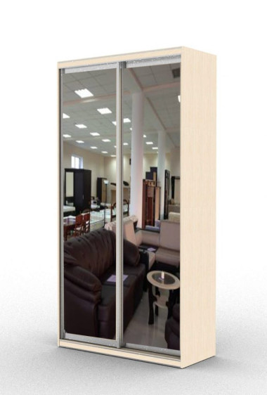 Шкаф-купе двухдверный с 2 зеркалами (модель 2.3) — Аэлита