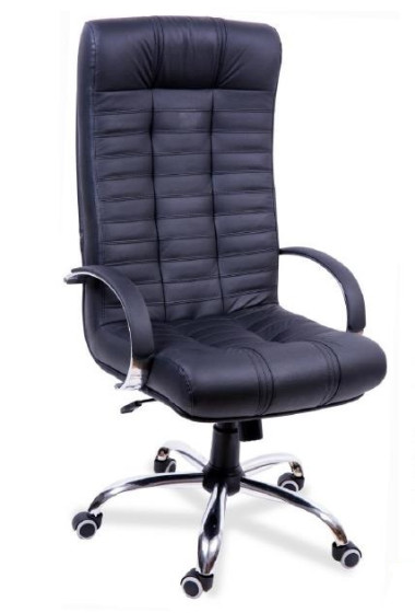 Компьютерное кресло  АТЛАНТ ХРОМ (кожа) &mdash; Аэлита