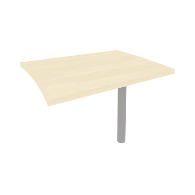 Брифинг-приставка для криволинейного стола First 1000 — Аэлита