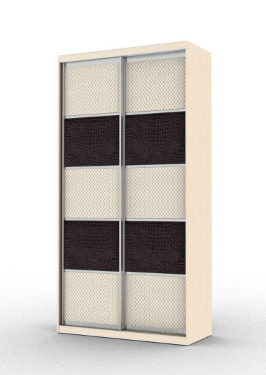 Шкаф-купе двухдверный с 5 вставками (модель 2.5.2) — Аэлита