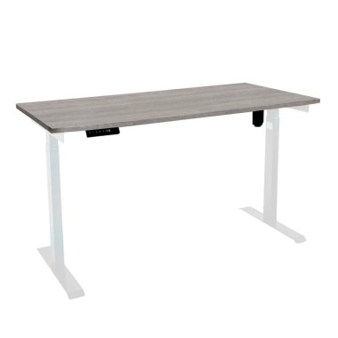 Стол с регулировкой высоты электрический LuxAlto LA-T33-E6 белый/дуб бежево-серый ЛДСП 135*70*2.5 — Аэлита