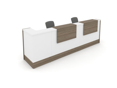 Стойка ресепшн STYLE 3558х758х1156  &mdash; Аэлита