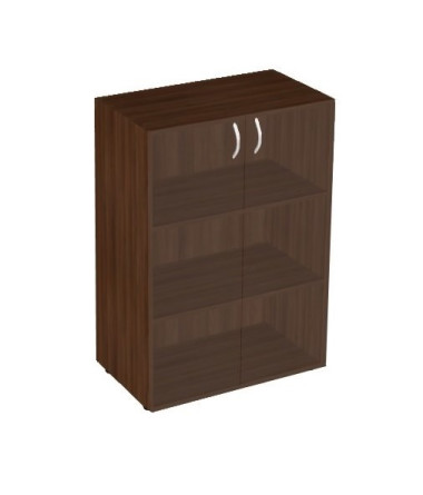 Шкаф средний со стеклом 800x450x1177  (без топа) — Аэлита