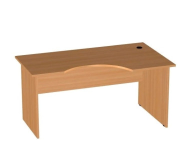 Стол рабочий эргономичный 1400/1600*900*750  — Аэлита