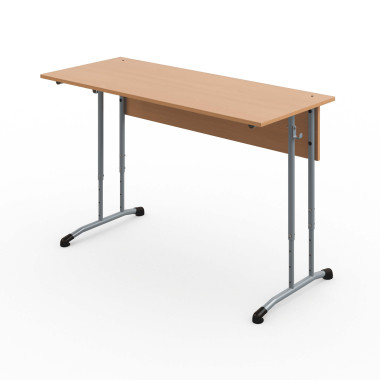 Стол ученический Знание 2-местный регулируемый по высоте &mdash; Аэлита