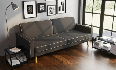 Диван Finsoffa BERUS (Берус) с кв.подушками 410-410 (2 шт.) 2140х900х860, сп.место 1900*1140 — Аэлита