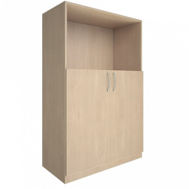 Шкаф средний широкий (2 низкие двери ЛДСП)  770х359х1203 — Аэлита