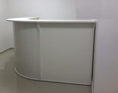 Стойка ресепшн Рива 1890х1890х1150 — Аэлита