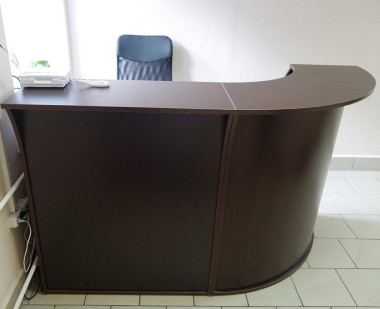 Стойка ресепшн Рива 1890/2590х950х1150  — Аэлита