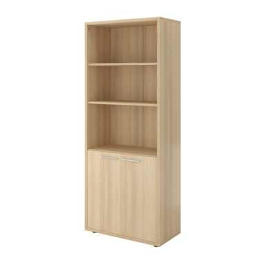 Шкаф ДБ41 Дублин высокий 3 открытые полки  800х400х1980(ДБ24+ДБ27*2) — Аэлита