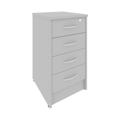 Тумба 412*450*750 приставная с 4 ящиками (с замком) Рива — Аэлита