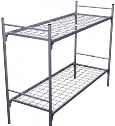 Кровать металлическая двухъярусная 1900*700 — Аэлита